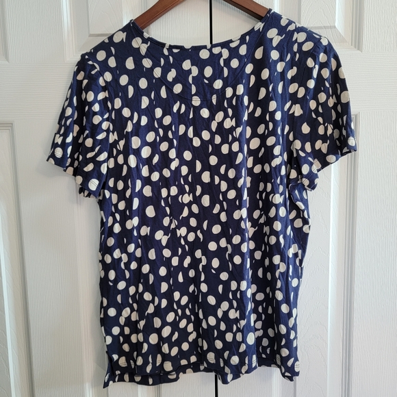 Maeve by Anthropologie Women's Short Sleeve Clement Tee Top, Size Small - Picture 8 of 9